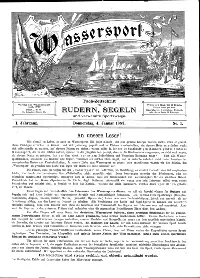 Titelseite Wassersport 1/1883